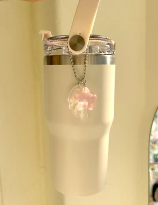 Angel wing keyring phone strap tumbler charm keychain