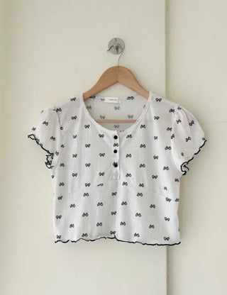 Summer pajama set ribbon women's pajama two-piece loungewear