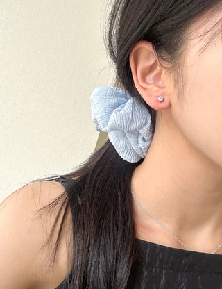 Set of 8 Cubic Earrings Simple Daily Mini Earrings