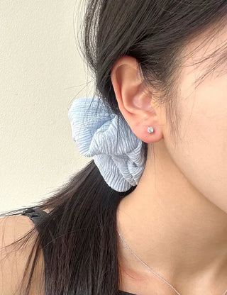 Set of 8 Cubic Earrings Simple Daily Mini Earrings