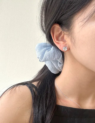 Set of 8 Cubic Earrings Simple Daily Mini Earrings