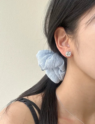 Set of 8 Cubic Earrings Simple Daily Mini Earrings