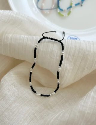 Silver 925 Knot Cord Bracelet Ethnic Freshwater Pearl Bead Bracelet