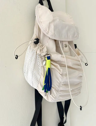 Neon strap keyring heart bag charm phone strap