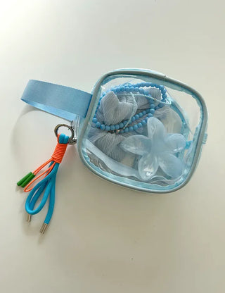 Neon strap keyring heart bag charm phone strap