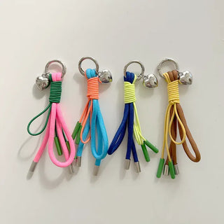 Neon strap keyring heart bag charm phone strap