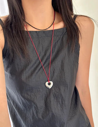 Surgical Ball Bead Necklace for Women Daily Layering