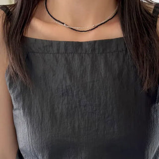 Surgical Ball Bead Necklace for Women Daily Layering