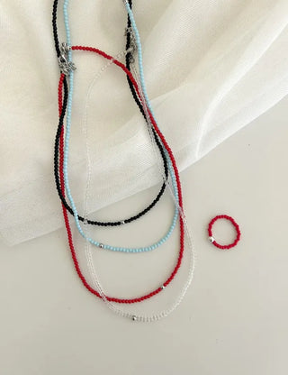 Surgical Ball Bead Necklace for Women Daily Layering