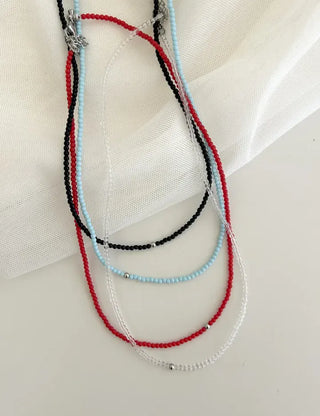 Surgical Ball Bead Necklace for Women Daily Layering
