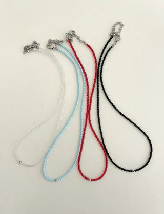 Surgical Ball Bead Necklace for Women Daily Layering