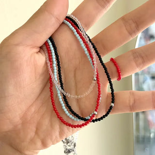 Surgical Ball Bead Necklace for Women Daily Layering
