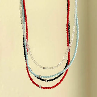 Surgical Ball Bead Necklace for Women Daily Layering