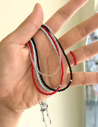 Surgical Ball Bead Necklace for Women Daily Layering