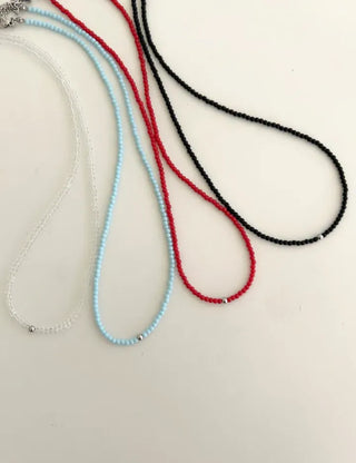 Surgical Ball Bead Necklace for Women Daily Layering