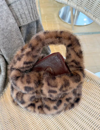 Cowhide Heart Keyring Card Wallet Silver Mini Pouch