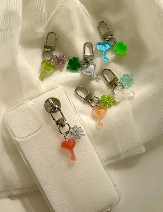 Lucky Key Keyring Four-Leaf Clover Mini Keyholder