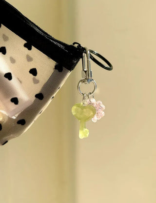 Lucky Key Keyring Four-Leaf Clover Mini Keyholder