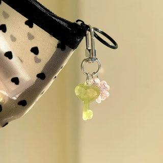 Lucky Key Keyring Four-Leaf Clover Mini Keyholder