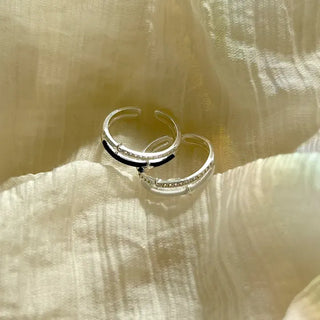 Silver 925 Starlight Silver Ring Color Layered Ring