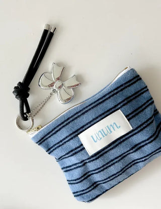 Leather strap ribbon keyring bag charm car keyring key holder