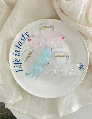 Angel Half-Up Hair Clip Mini Updo Hairpin