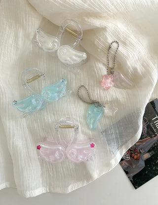 Angel Half-Up Hair Clip Mini Updo Hairpin