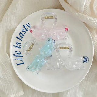 Angel Half-Up Hair Clip Mini Updo Hairpin