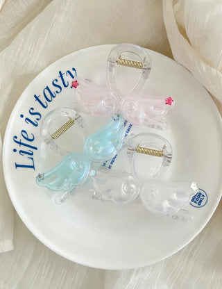 Angel Half-Up Hair Clip Mini Updo Hairpin