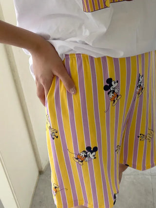 Disney pajamas shorts couple pajamas loungewear