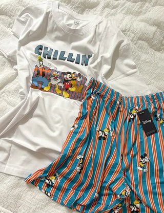 Disney pajamas shorts couple pajamas loungewear