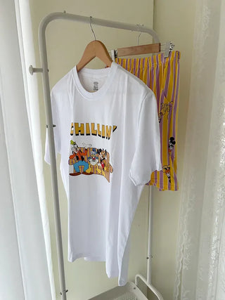 Disney pajamas shorts couple pajamas loungewear