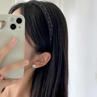 Cubic Dot Headband Hairband Wide Slim Size 2