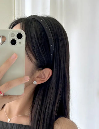 Cubic Dot Headband Hairband Wide Slim Size 2