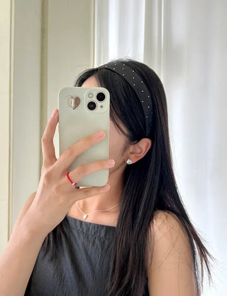 Cubic Dot Headband Hairband Wide Slim Size 2