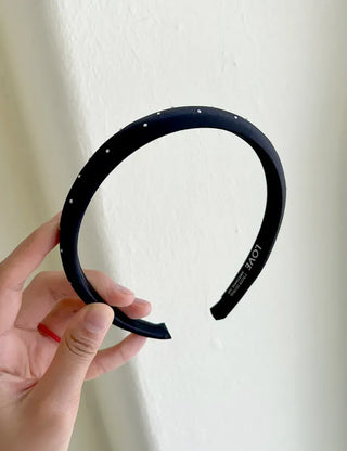 Cubic Dot Headband Hairband Wide Slim Size 2