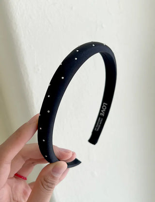 Cubic Dot Headband Hairband Wide Slim Size 2
