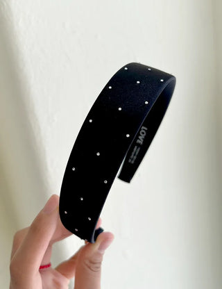 Cubic Dot Headband Hairband Wide Slim Size 2