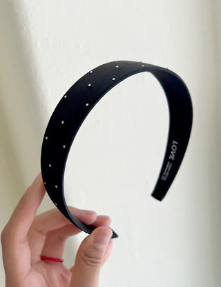 Cubic Dot Headband Hairband Wide Slim Size 2