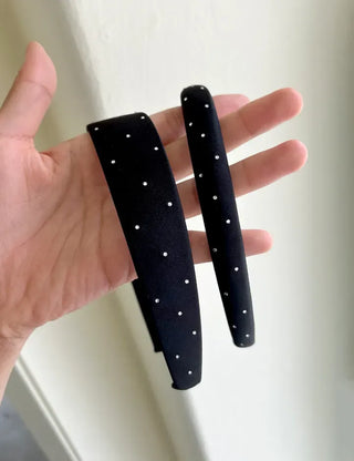 Cubic Dot Headband Hairband Wide Slim Size 2