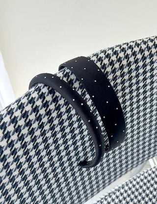 Cubic Dot Headband Hairband Wide Slim Size 2