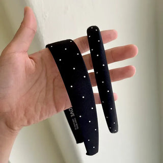Cubic Dot Headband Hairband Wide Slim Size 2