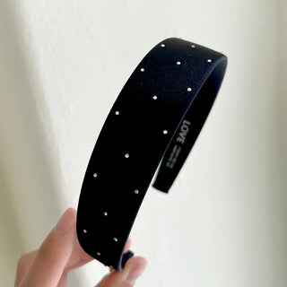 Cubic Dot Headband Hairband Wide Slim Size 2