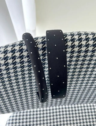 Cubic Dot Headband Hairband Wide Slim Size 2