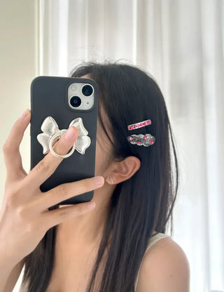 Set of 2 Star Mini Hairpin Summer Transparent Mini Claw Clip