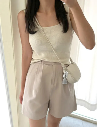 Tassel Mini Comb Bag Keyring Necklace Strap Set