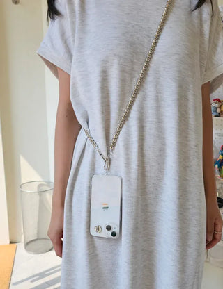 Bead phone strap cellphone cord necklace cross strap