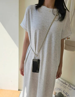 Bead phone strap cellphone cord necklace cross strap