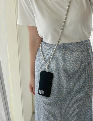 Bead phone strap cellphone cord necklace cross strap