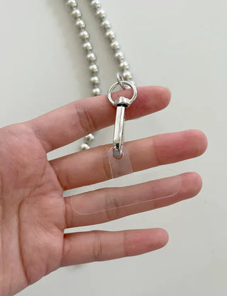 Bead phone strap cellphone cord necklace cross strap